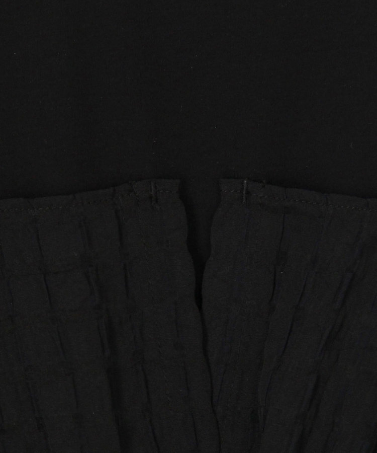 シアーチェックビスチェ付きTシャツ