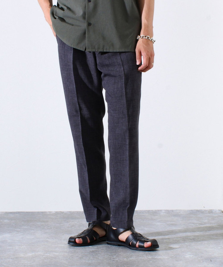 Manuelle guibal ネイビーイージーパンツ フランス製 N605 MANUELLE GUIBAL 】 OVERSIZE PANT YILIN（その他パンツ