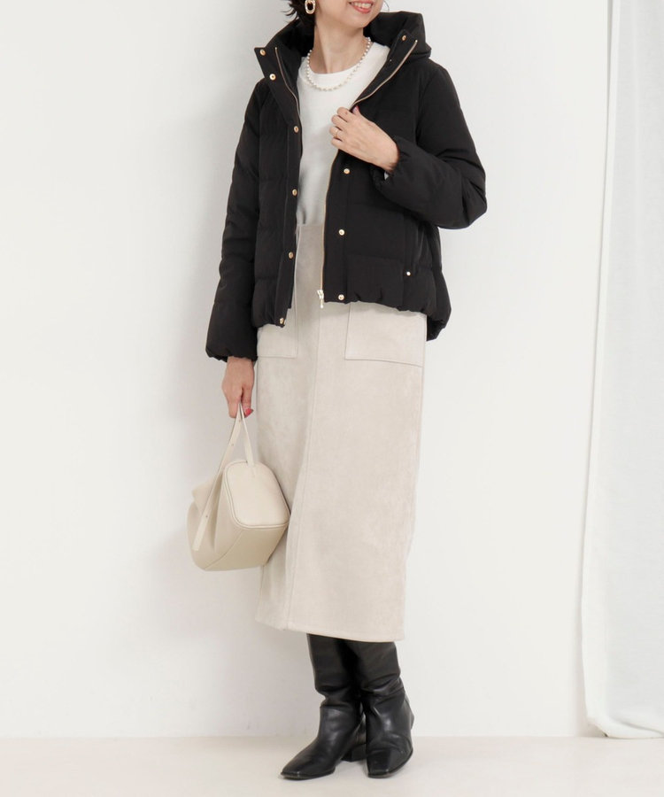 みどりさん専用　Gymphlex 一枚仕立のショートコート（ギャメル） みどりさん専用 Gymphlex 一枚仕立のショートコート（ギャメル