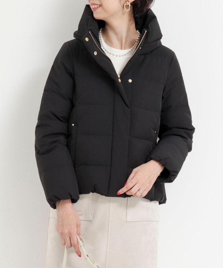 撥水》ストレッチライトタフタショートコート（5-0818-6-04-002