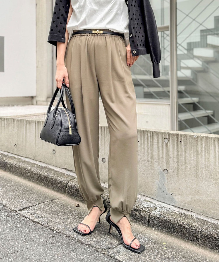 WEB＆一部店舗限定カラー】《セットアップ対応》ジョーゼットジョガー