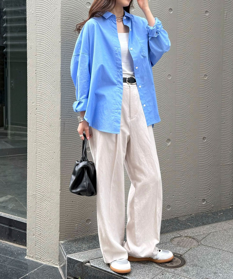 汗染み軽減加工COTTONオーバーシャツ