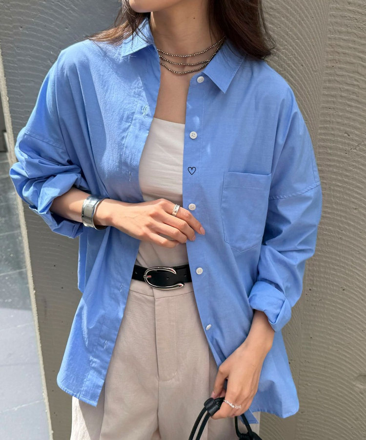 汗染み軽減加工COTTONオーバーシャツ