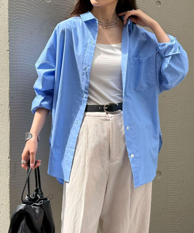 汗染み軽減加工COTTONオーバーシャツ