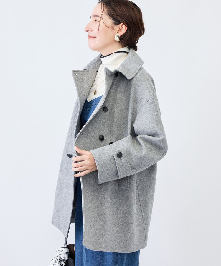 NMPライトメルトンピーコート