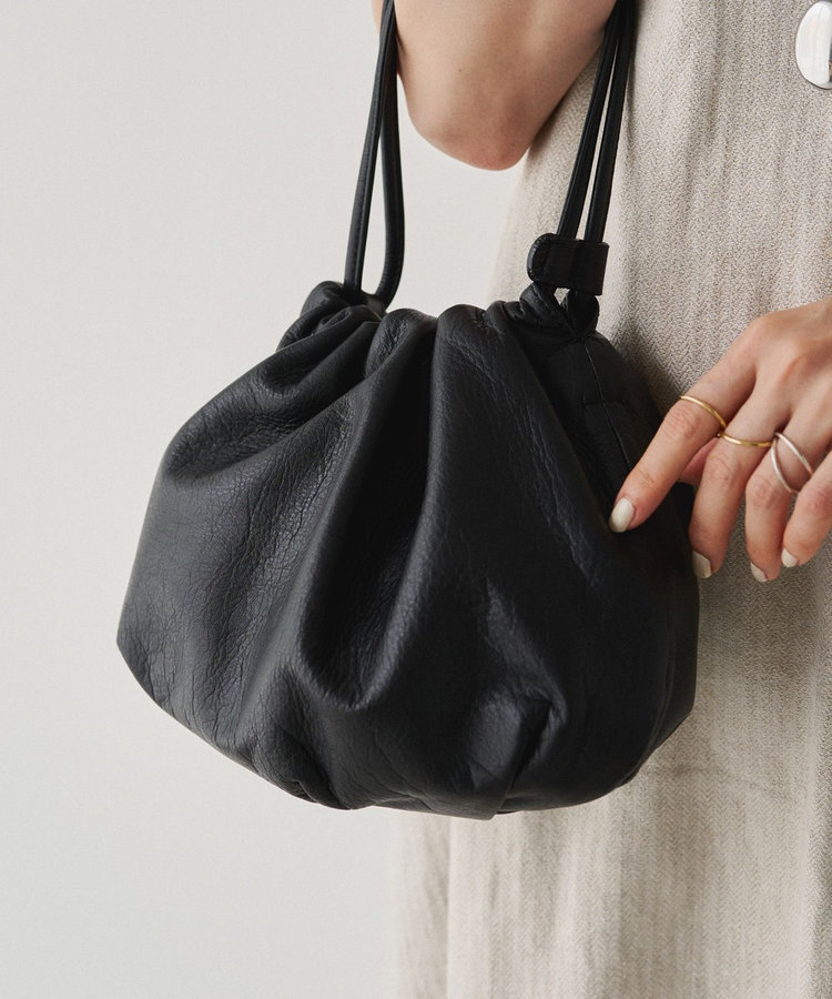 名品】4wayレザー巾着ショルダーバッグ［chi企画］/CE-1454