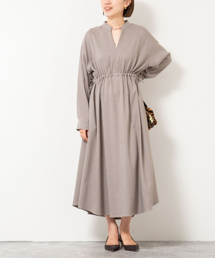 一部WEB限定色アイテム】ウォッシャブルシャツワンピース（5-0273-5-07