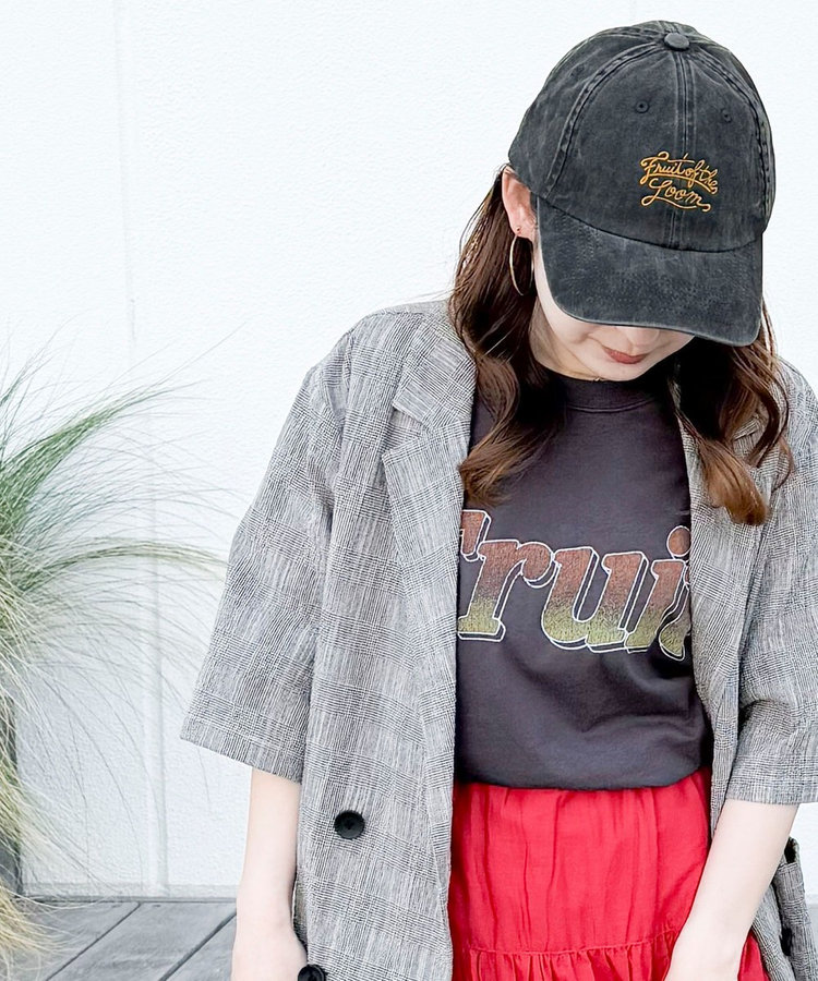 《別注》【FRUIT OF THE LOOM】FTLロゴピグメントキャップ