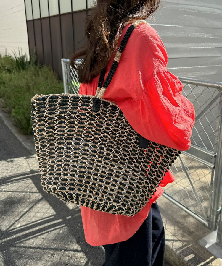 【新品】 かごバッグ　バグマティ　ブラウン The Bagmati かごバッグ カゴバッグ 「The Bagmati/ザバグマティ
