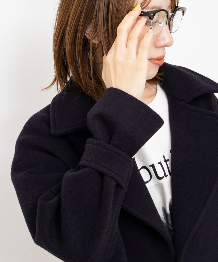 【一部WEB限カラー】ウールカシミヤダブルブレストコート