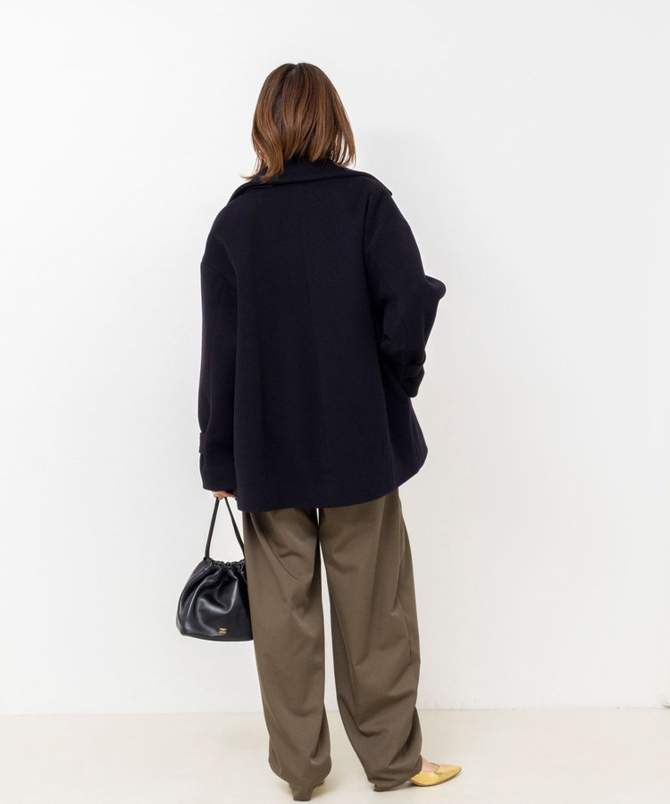 【一部WEB限カラー】ウールカシミヤダブルブレストコート