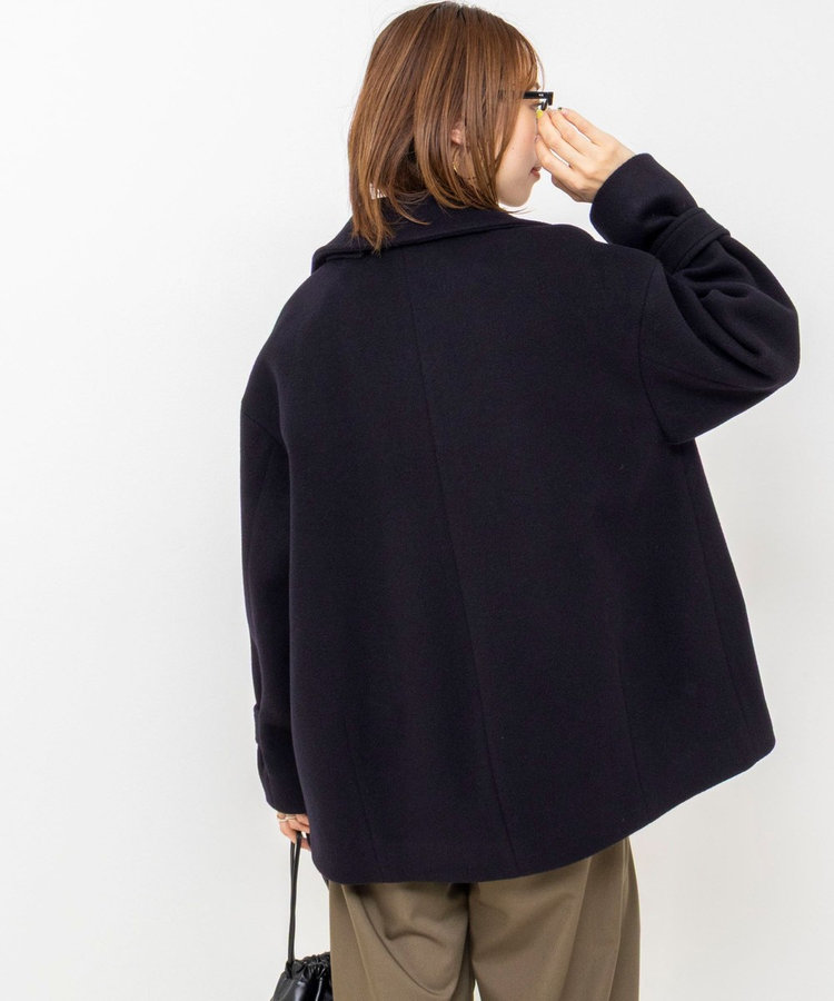 【一部WEB限カラー】ウールカシミヤダブルブレストコート