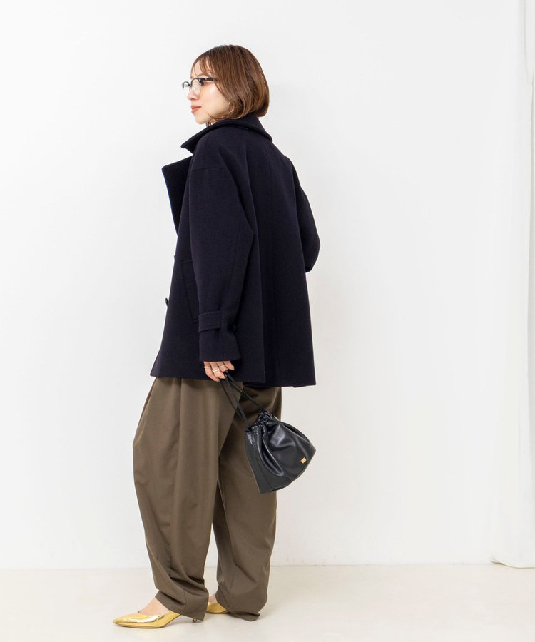 【一部WEB限カラー】ウールカシミヤダブルブレストコート