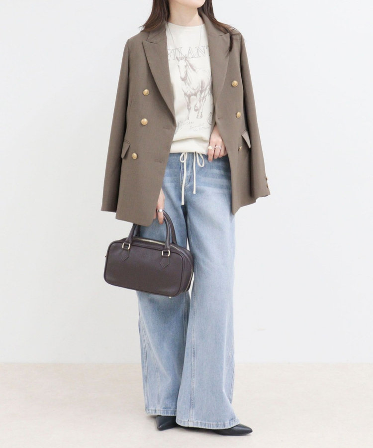 【定番人気をアップデート】ダブルブレストジャケット