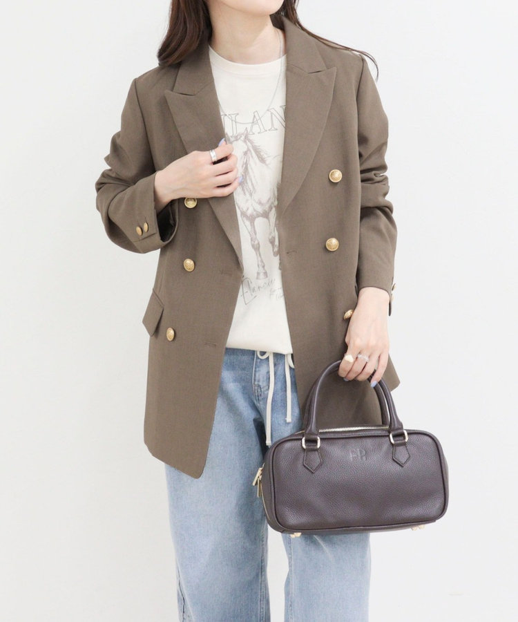 【定番人気をアップデート】ダブルブレストジャケット