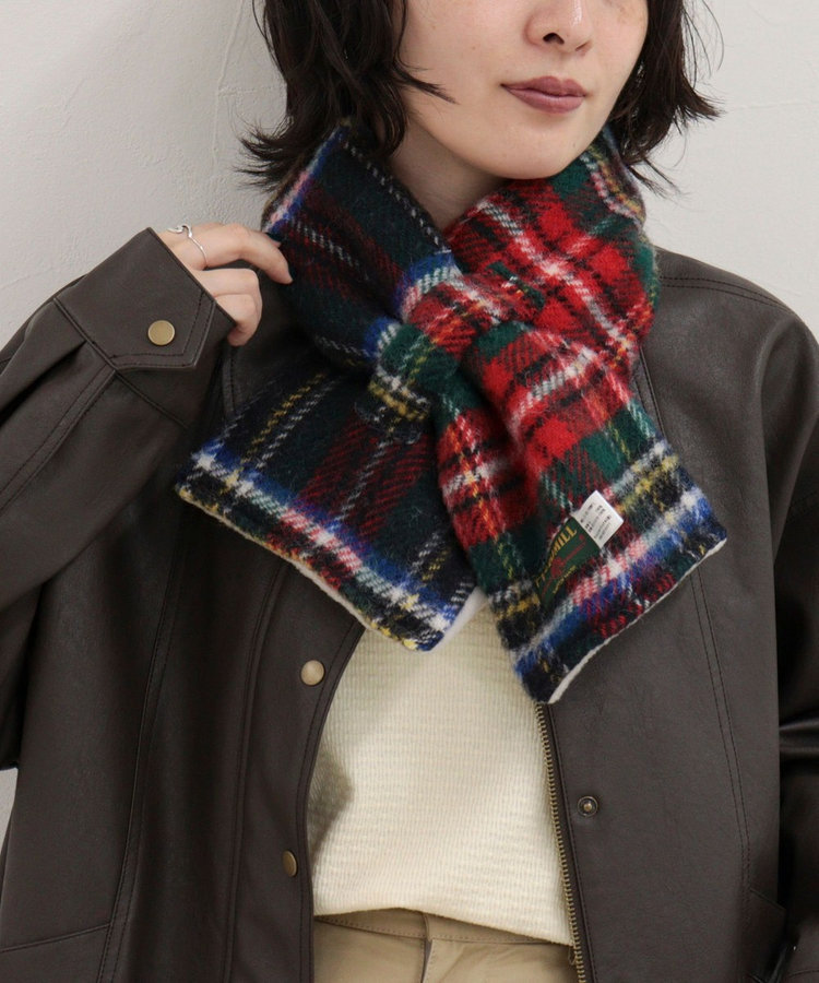 【TWEEDMILL/ツイードミル】別注カラーウール×フリースリバーマフラー