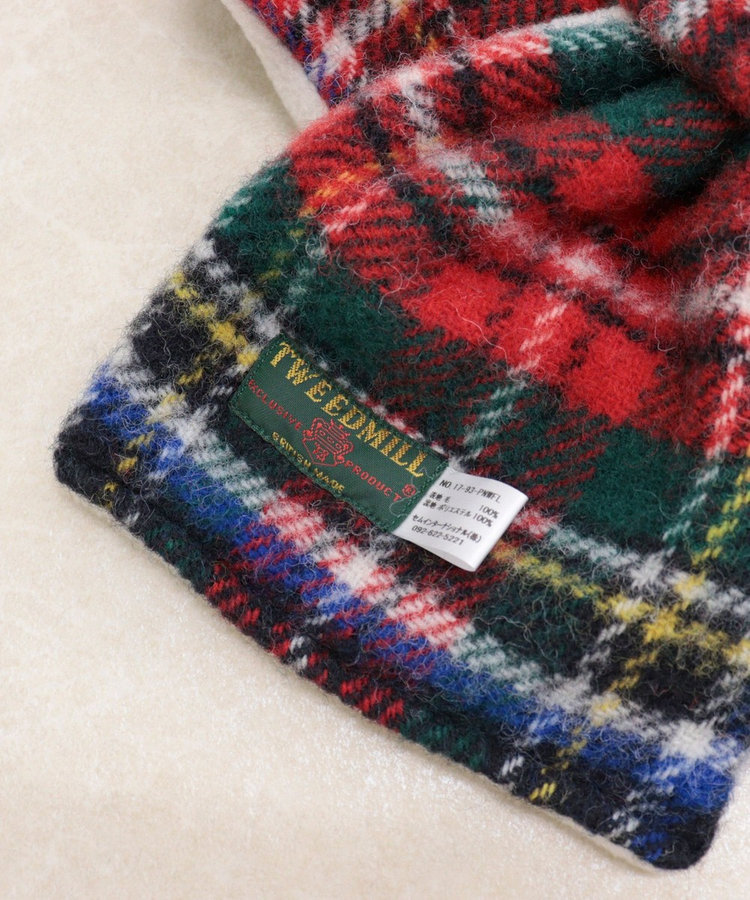 【TWEEDMILL/ツイードミル】別注カラーウール×フリースリバーマフラー