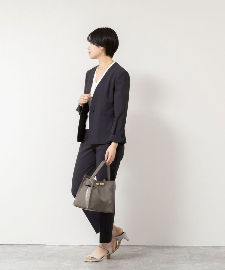《セットアップ対応/UVカット/接触冷感》ウォッシャブルDry toro ノーカラージャケット