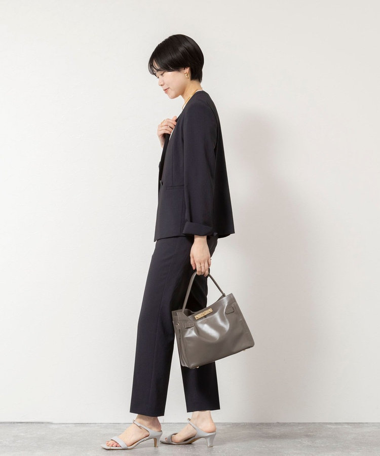 《セットアップ対応/UVカット/接触冷感》ウォッシャブルDry toro ノーカラージャケット